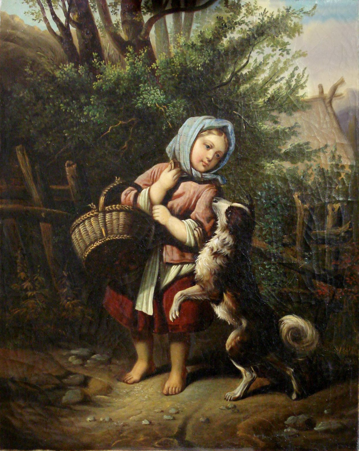 Bauernmädchen - nachher